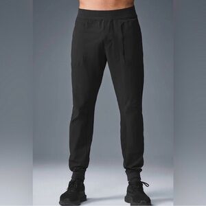 Alo Co-Op Pant Men’s Small Black Zip Pocket Athletic Jogger